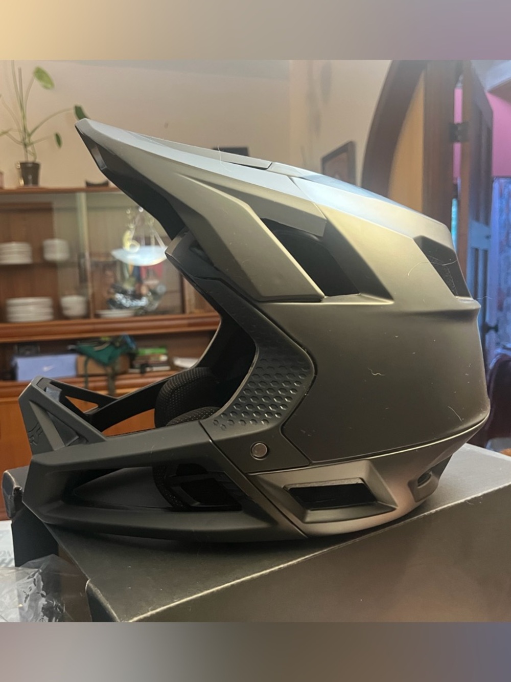 Fox Matte Black Full-Face Mountain Bike Helmet